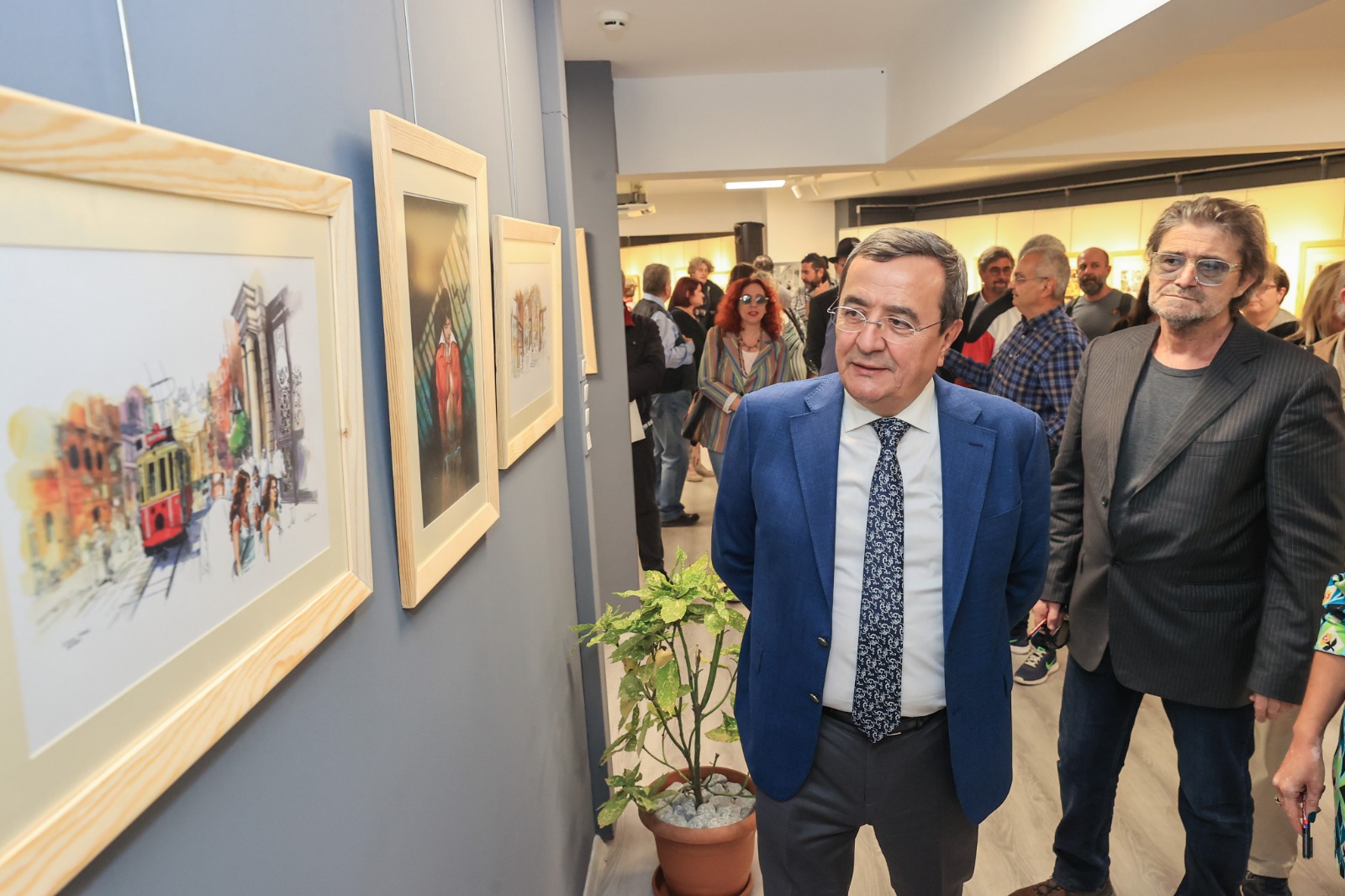 İzmir Karikatür Müzesinin yeni yerindeki ilk sergi açıldı (5)