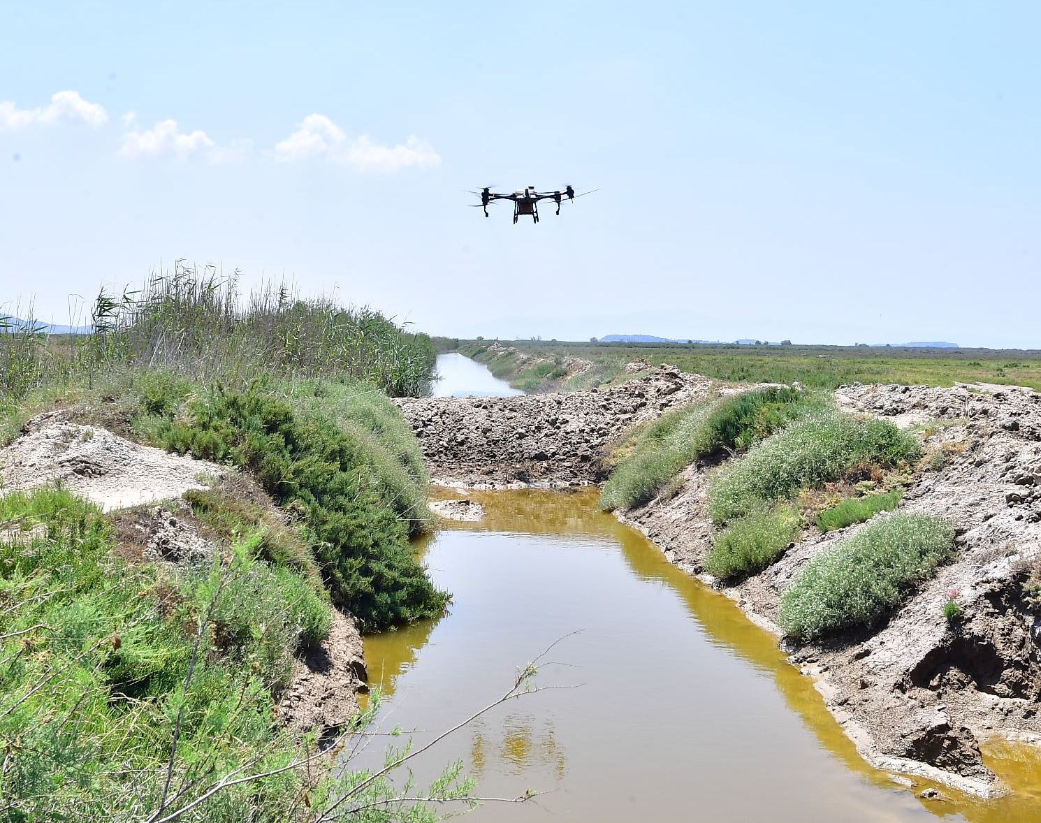 İzmir'de Sivrisinek ile Dronlu Mücadele