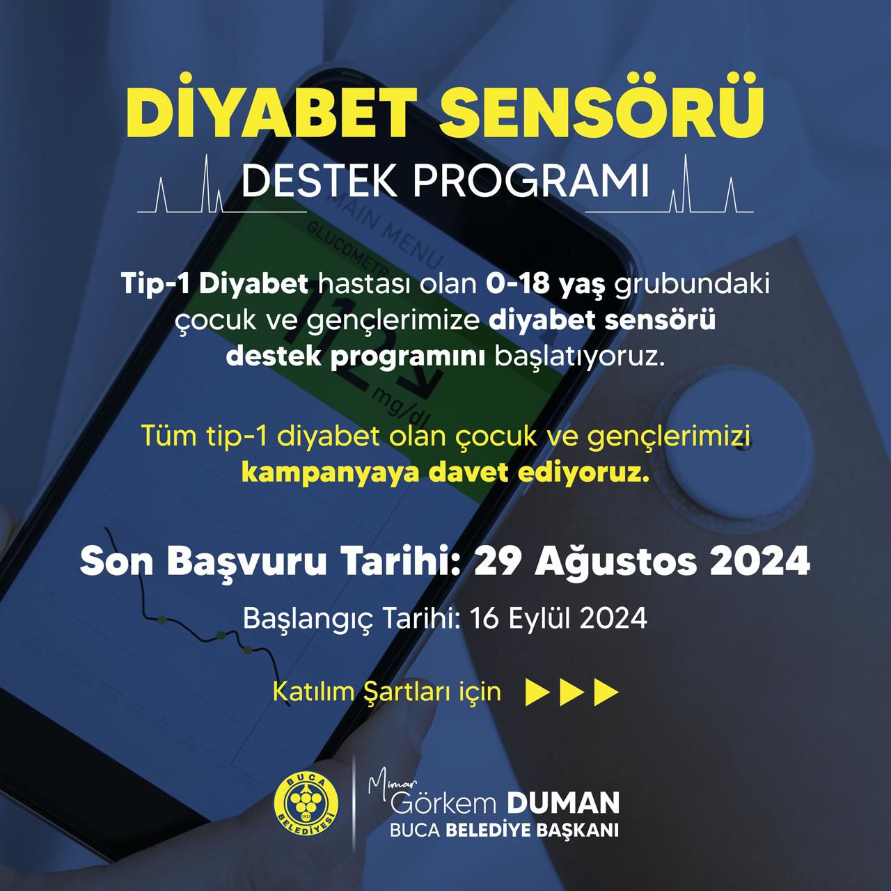 Diyabetik Sensörü Destek Programı (2)