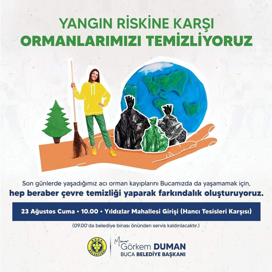 Yangın Riskine Karşı Ormanlarımızı Temizliyoruz