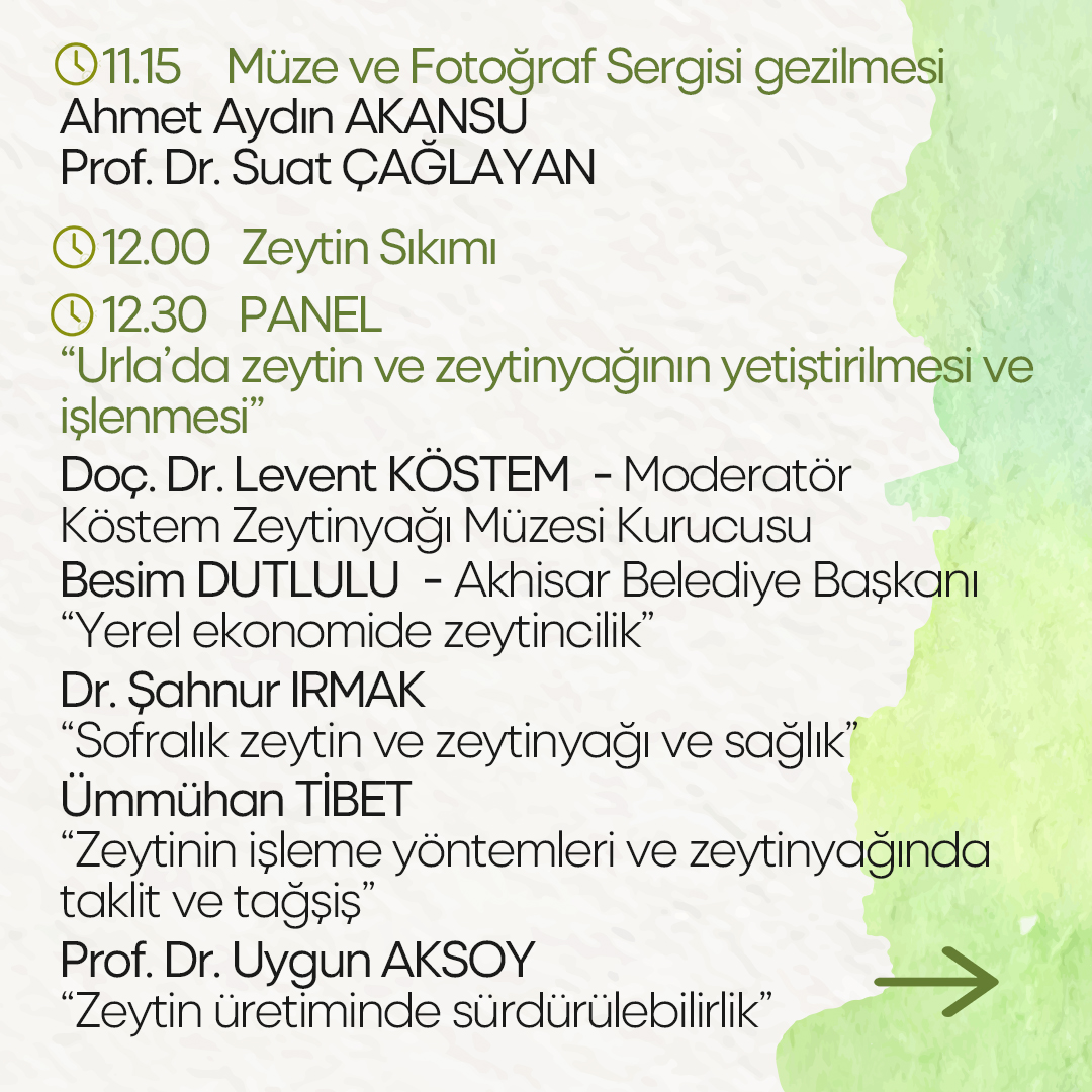 Zeytin Ve Sanat Festivali Program (3)