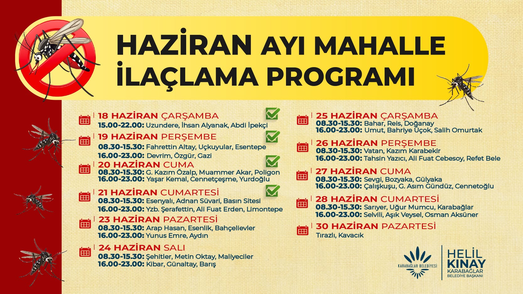Mahalle Ilaçlama Programı