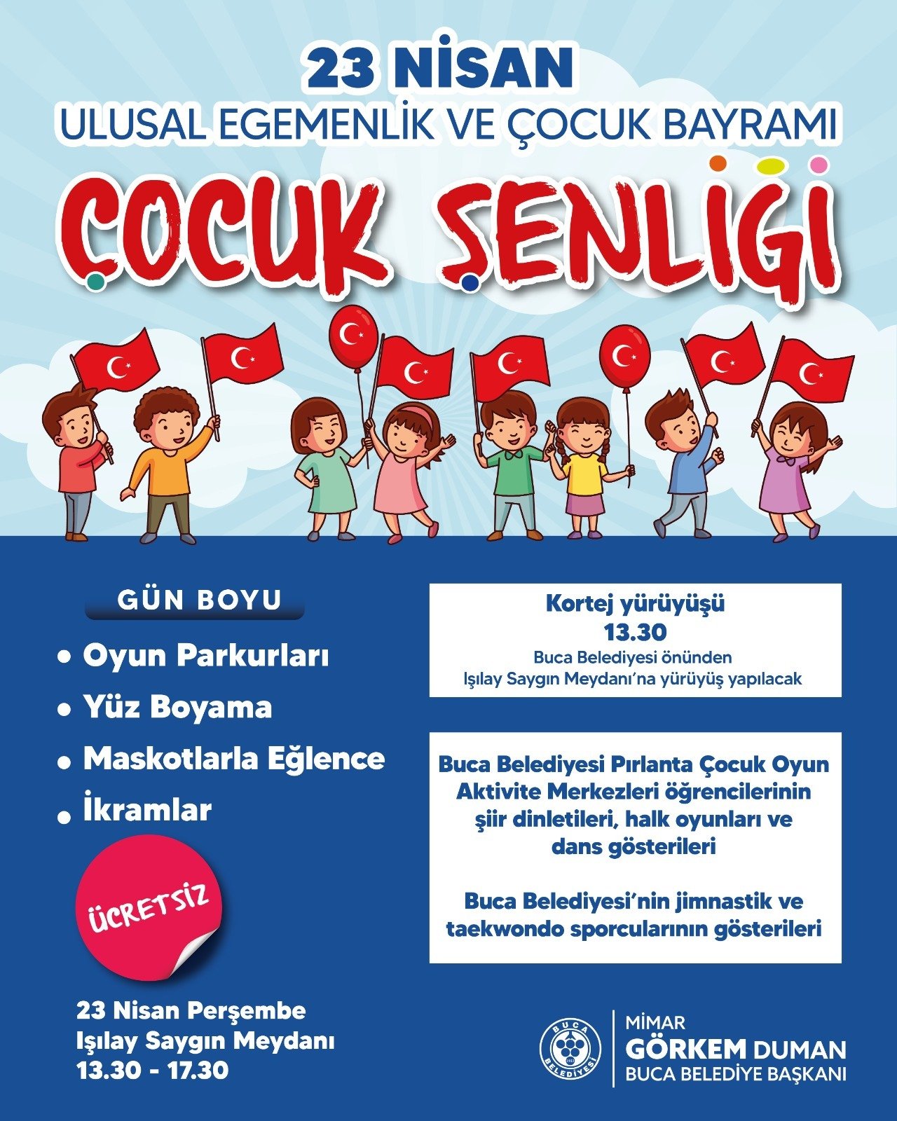 Buca Belediyesi Çocuk Şenliği Tasarım