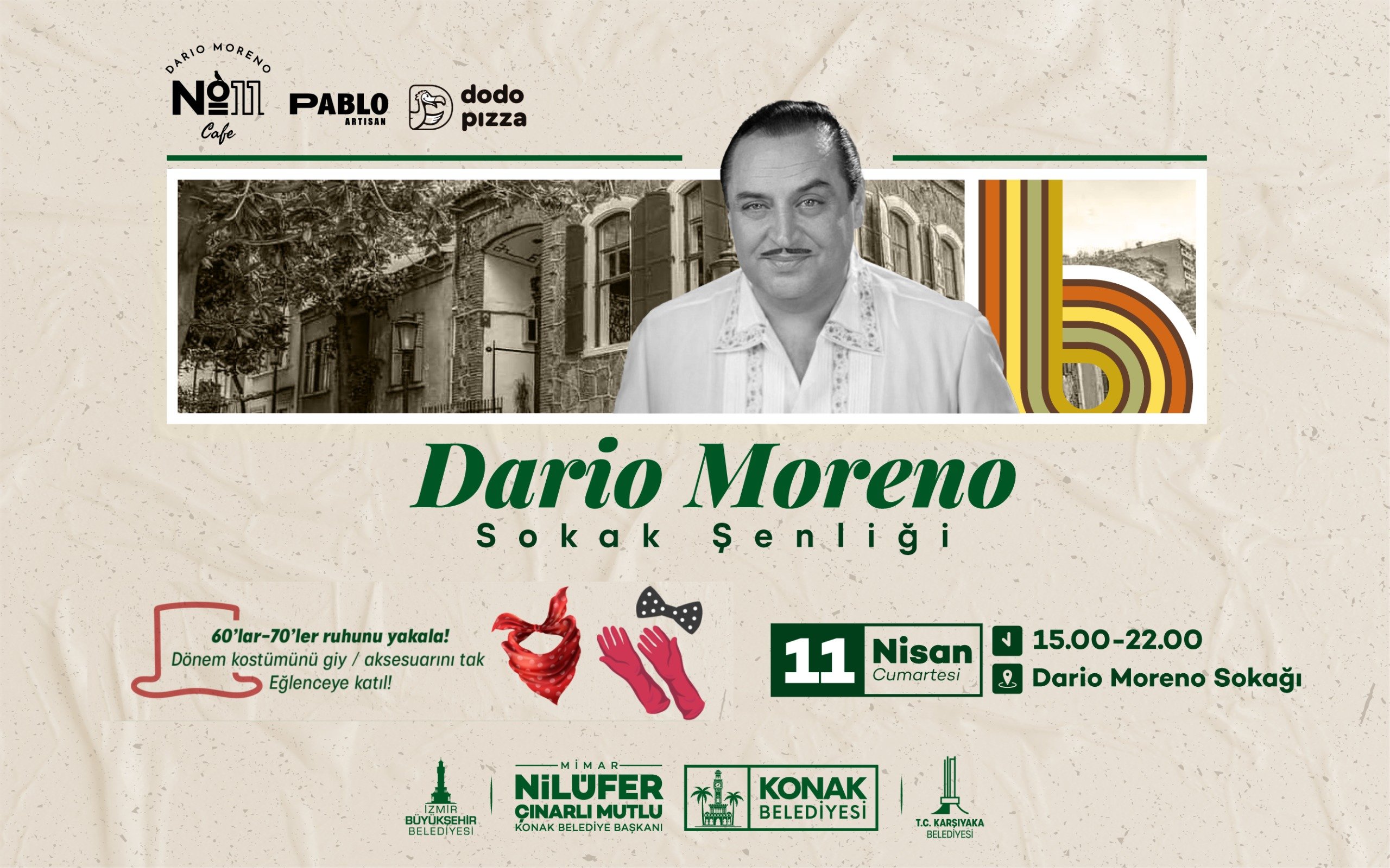 Konak’tan Dario Moreno Anısına Nostaljik Şenlik