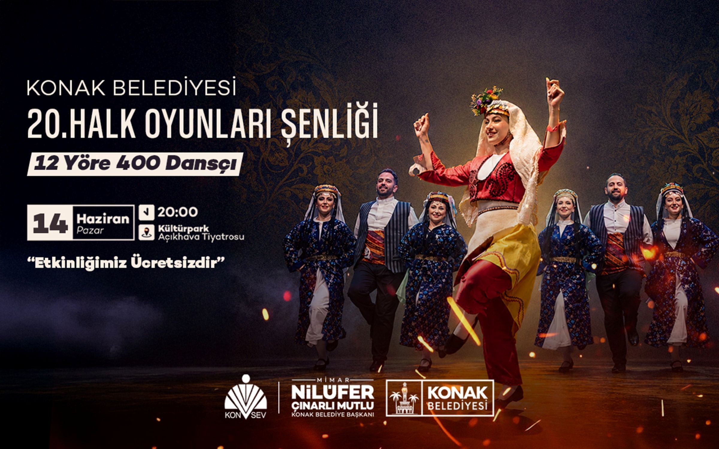 Konak’ın Halk Oyunları Şenliği’nde 20. Yıl Gururu Yaşanacak (1)