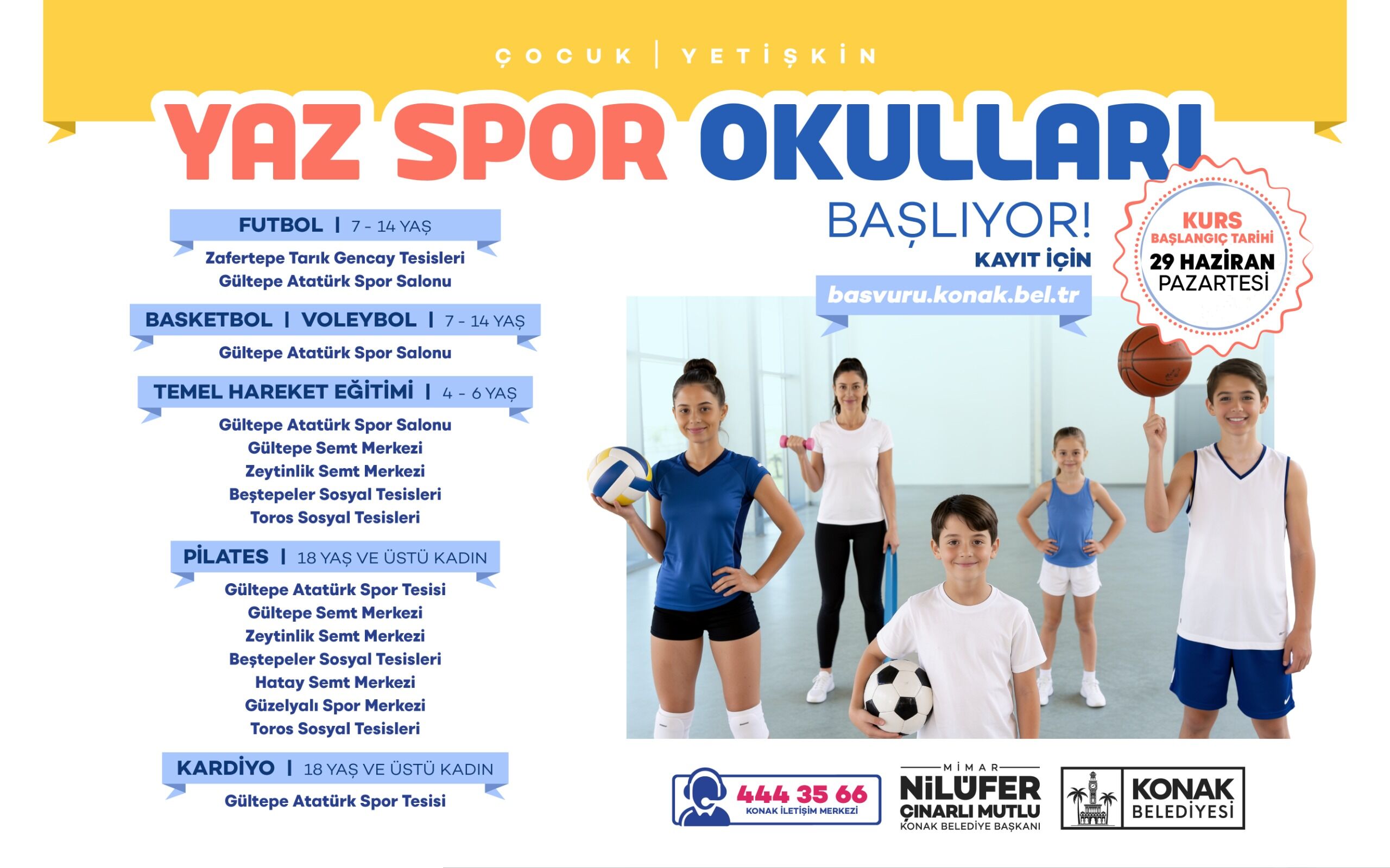 Konak’ın Ücretsiz Yaz Spor Okullarında Kayıt Dönemi Başladı (3)