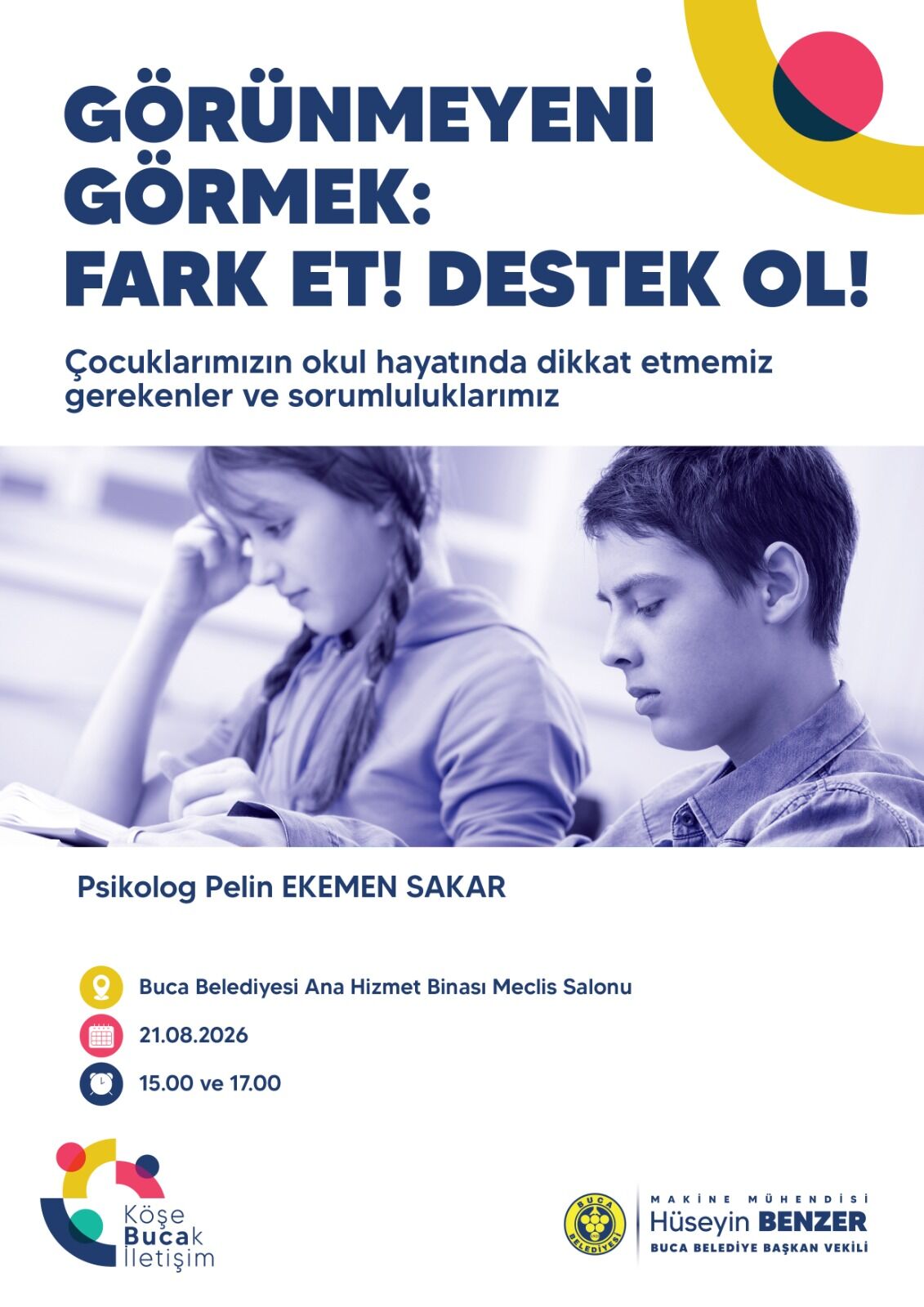 Buca Belediyesi Görünmeyeni Görmek Seminer