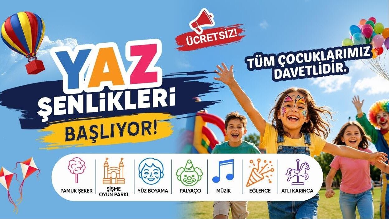 Başkan Galip Özel'den 55 Mahalleye Çocuk Şenliği