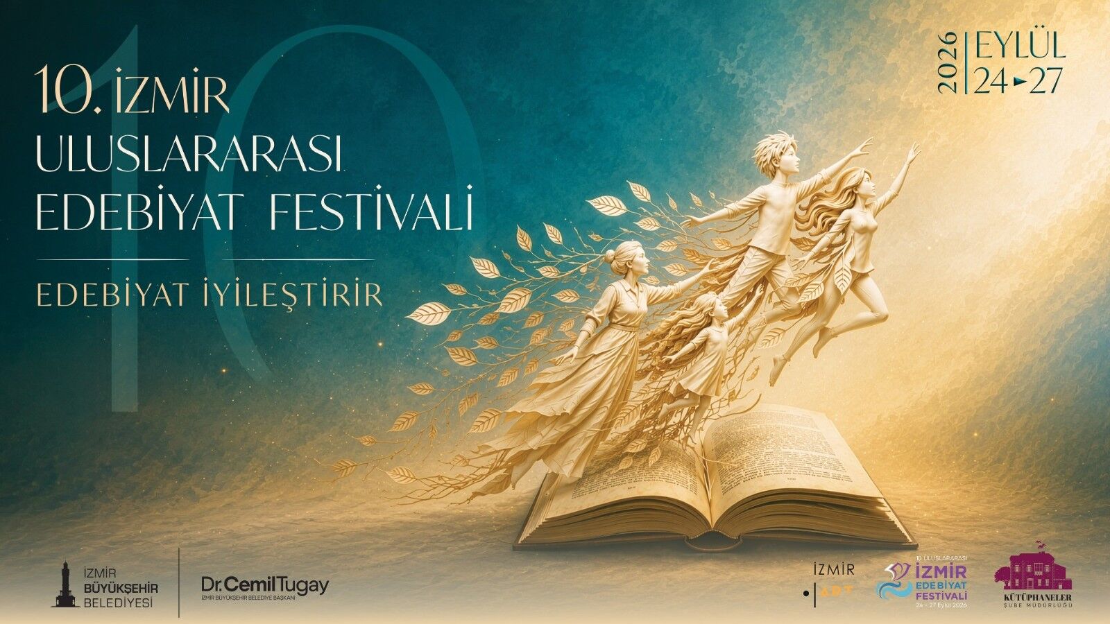 10. İzmir Uluslararası Edebiyat Festivali Başlıyor