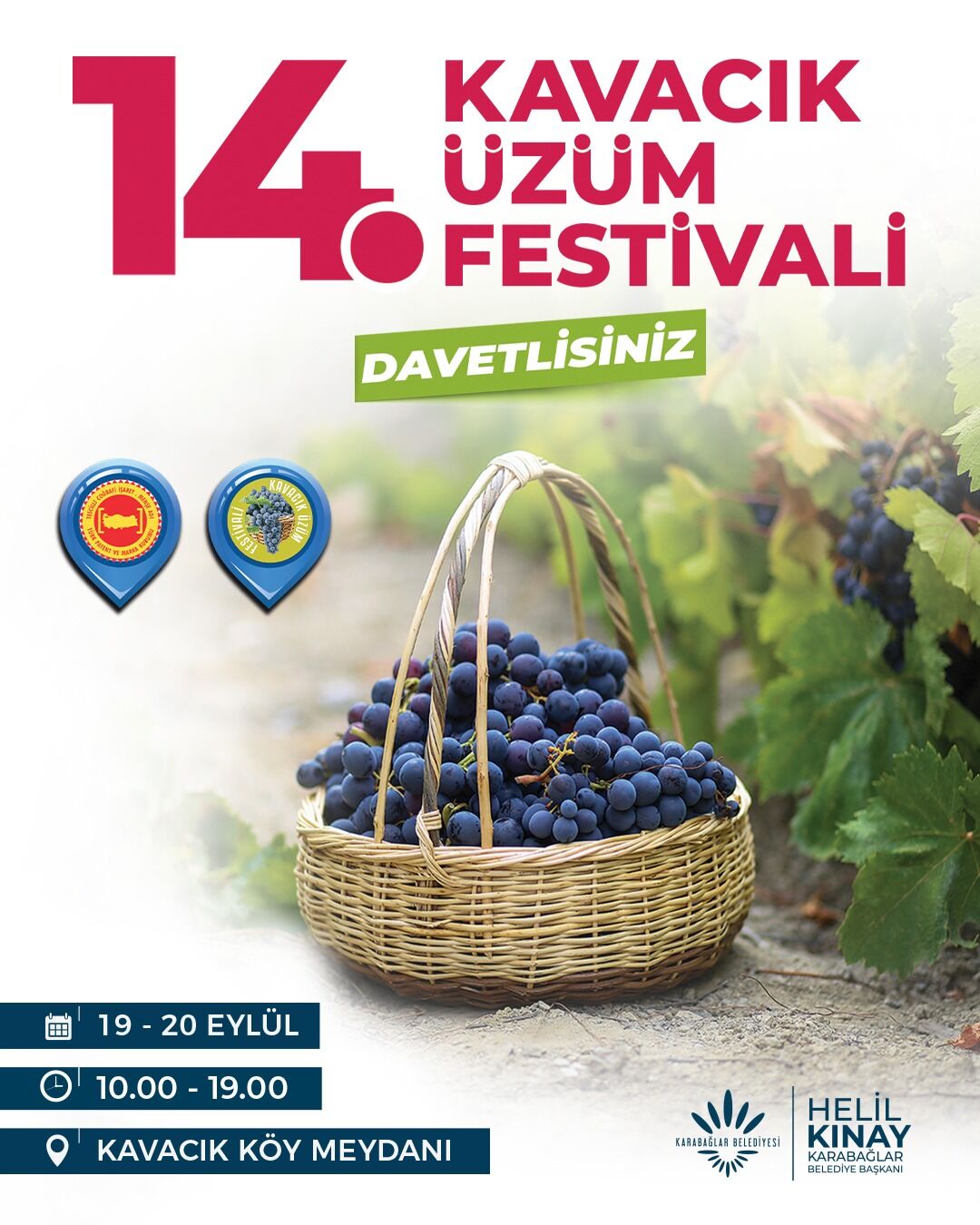 Kavacık Üzüm Festivali Davetiye