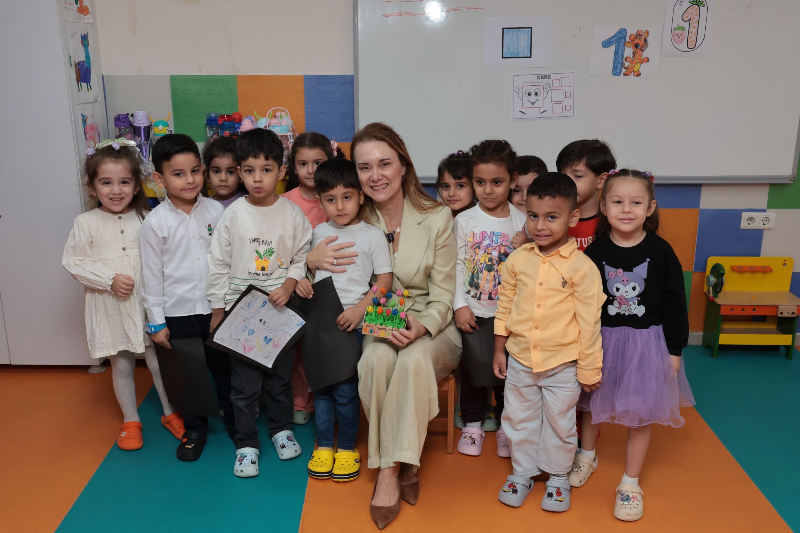 Başkan Mutlu, Oyun Evi Miniklerinin Yeni Dönem Heyecanına Ortak Oldu (5)