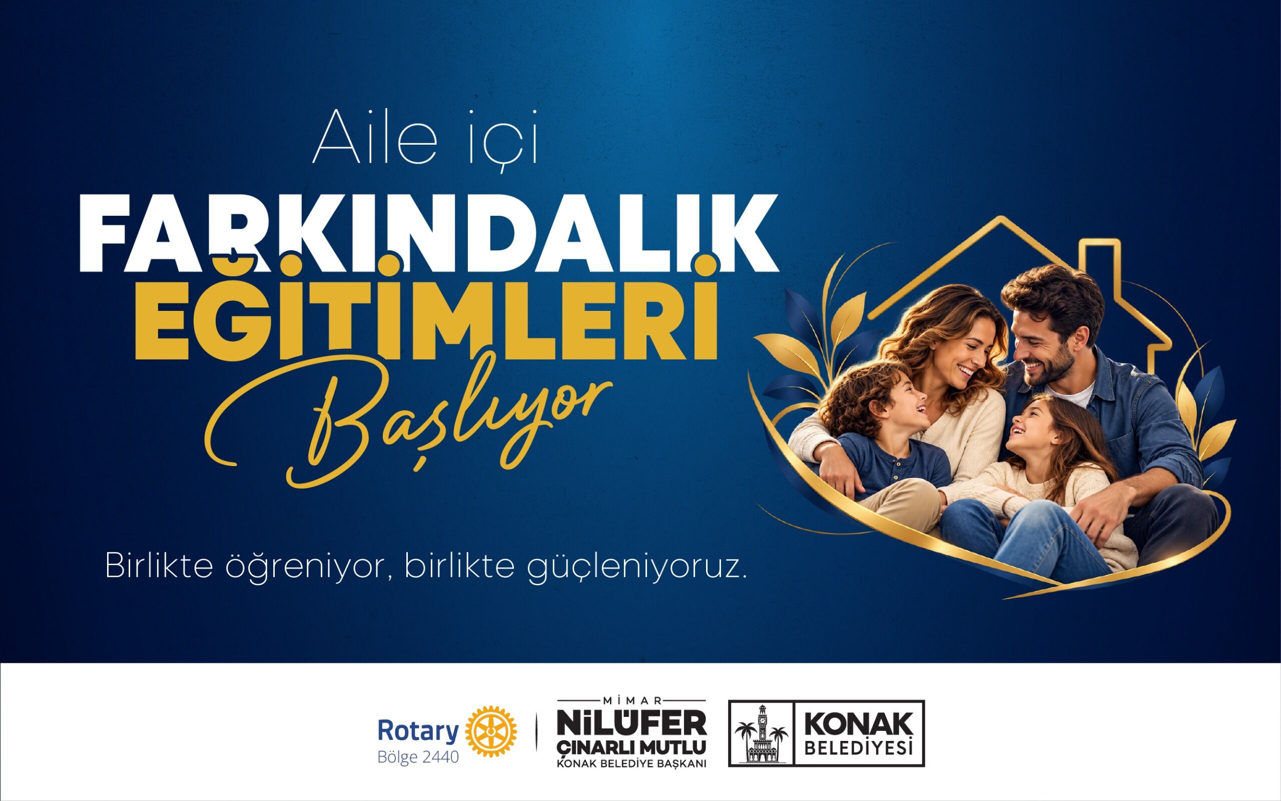 Konak’ta Aile İçi Farkındalık Seminerleri Başlıyor
