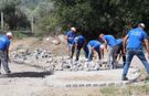 Bozdoğan Eymir'de Parke Taşı Döşeme Çalışması Tamamlandı
