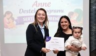 Anne Destek Programı Mezunları Sertifikalarını Başkan Mutlu'dan Aldı