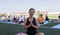 Bucalı Kadınlardan Yoga Derslerine Yoğun İlgi