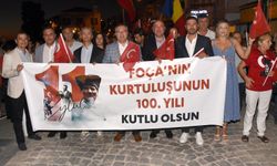 Foça'da Kurtuluşun 100'üncü Yılı Coşkusu