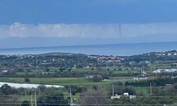 Çeşme Açıklarında Aynı Anda 8 Hortum Oluştu