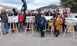 Foça'da 'Taş Ocağı' Protestosu