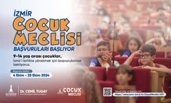 İzmir Çocuk Meclisi Başvuruları Başlıyor