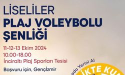 Liseliler Plaj Voleybolu Şenliğinde Buluşuyor