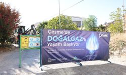 Çeşme'de Doğal Gaz Çalışmalarında İlk Kazma Vuruldu!