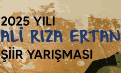 Ali Rıza Ertan Şiir Yarışması İçin Başvurular Başladı