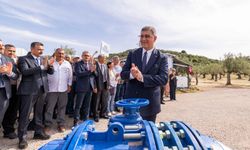 Dikili Yahşibey Sulama Göleti İletim Hattı Hizmete Açıldı