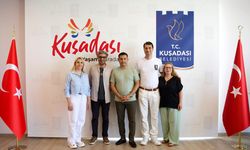 Başkan Günel'e Barış Terkoğlu ve Barış Pehlivan'dan Ziyaret