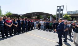 Başkan Tugay'dan İtfaiyecilere Teşekkür Ziyareti