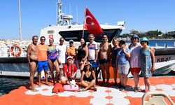 Denizcilik ve Kabotaj Bayramı İçin 38,5 Kilometre Kulaç Attılar