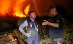 Buca Tüm Gece Alevlerle Mücadele Etti