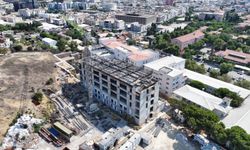 Eşrefpaşa Hastanesi İnşaatı Beşinci Kata Ulaştı