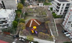Buca'nın 'Merdivenli Park'ı Yenilendi