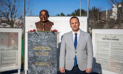 Başkan Eşki KKTC Parkı'nda Denktaş'ı Andı