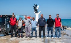 Kuşadası Sahil Bandında Yoğun Mesai