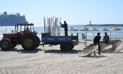 Kuşadası Plajlarında Sezon Hazırlığı Başladı