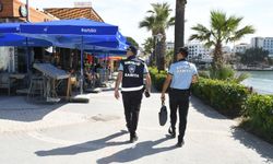 Kuşadası Zabıtasından Kadınlar Denizi'nde İşgaliye Denetimi