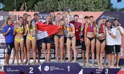 Foça'daki U18 Avrupa Plaj Voleybolu Şampiyonası'nda Madalya Heyecanı