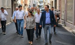 Bornova Çamdibi'nde 282 Sokak Asfaltla Buluşuyor