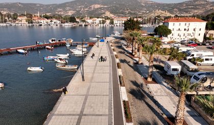 Foça'nın Sahil Şeridi Baştan Aşağı Yenilendi