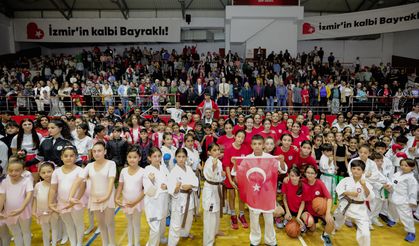 Bayraklı Kış Spor Okulları Açıldı