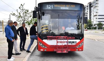 Başkan Tugay'a 'Otobüs Hattı' Teşekkürü