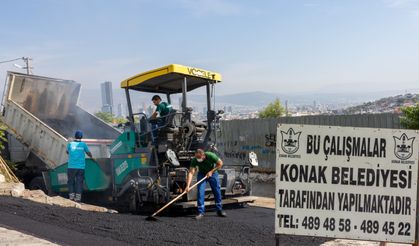 Konak'ın Yolları Yenileniyor: Asfalt Çalışmaları Hızlandı