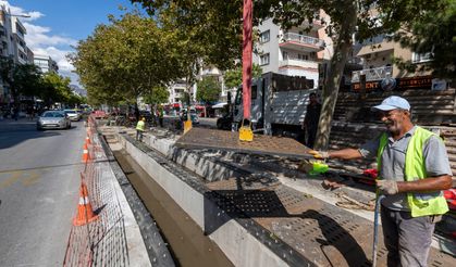 Girne Caddesi’ndeki Yağmur Suyu Mazgalları Yenileniyor