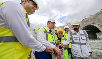 Başkan Tugay'dan Buca Onat Tüneli Şantiyesine Ziyaret