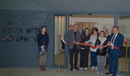 Konak Metro Kütüphanesi Hizmete Açıldı