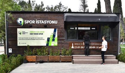 İzmir'in İlk Spor İstasyonu Hasanağa Bahçesi'nde Açıldı