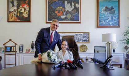 Başkan Tugay'ın Koltuğunu Emanet Ettiği Derin'den Çevre Mesajı