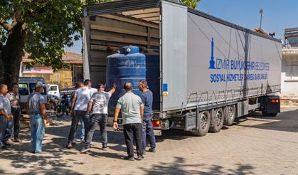 Ödemişli Üreticilere Su Deposu Desteği