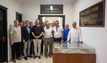 Başkan Eşki Sanayi Esnafı ile Buluştu